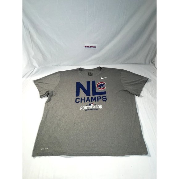 Nike Other - Nike Dri-Fit Cubs Graphic Shirt Mens sz XXL Gray